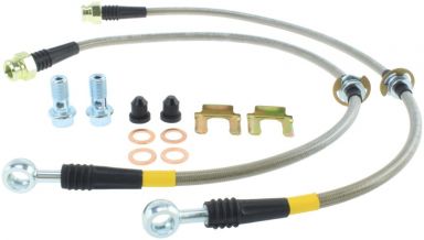 StopTech Stainless Steel Front Brake Lines for 93-01 Impreza