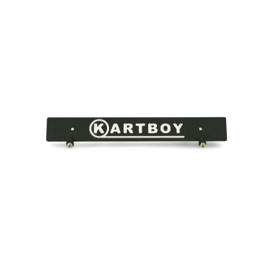 Kartboy Black Front License Plate Delete